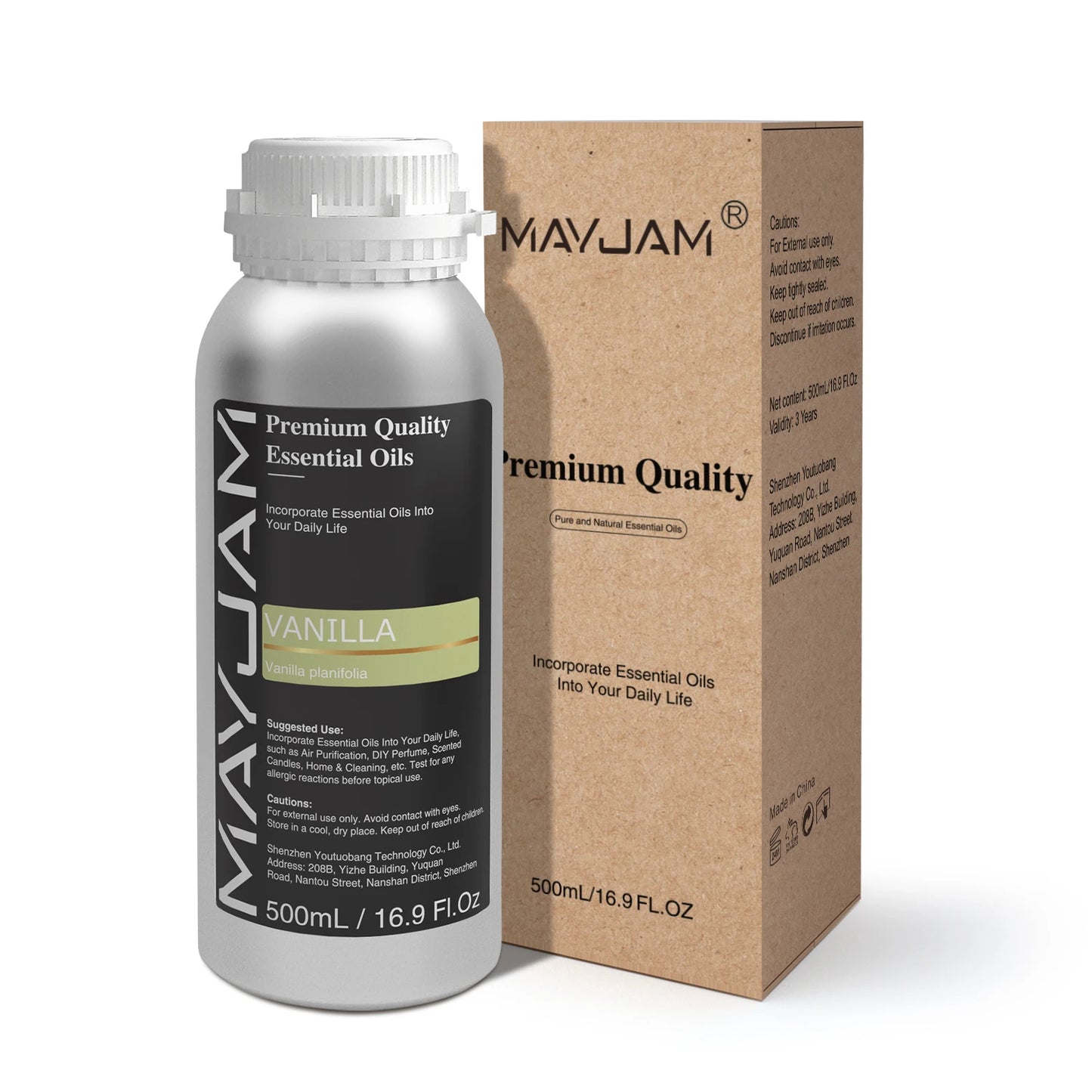 500 ml - Premium Grade Essential Oil. 100% Pure Plant Extract.