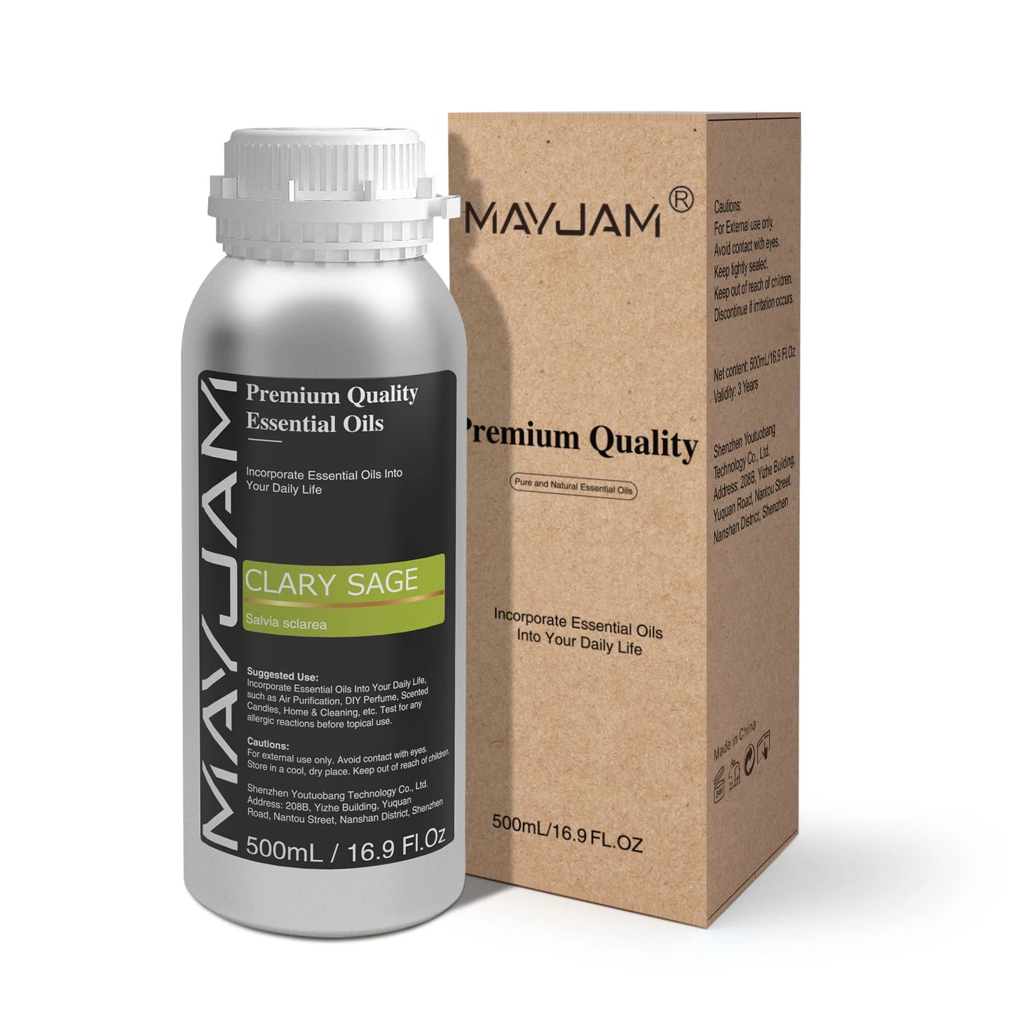 500 ml - Premium Grade Essential Oil. 100% Pure Plant Extract.