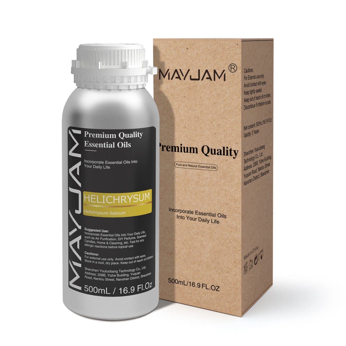 500 ml - Premium Grade Essential Oil. 100% Pure Plant Extract.