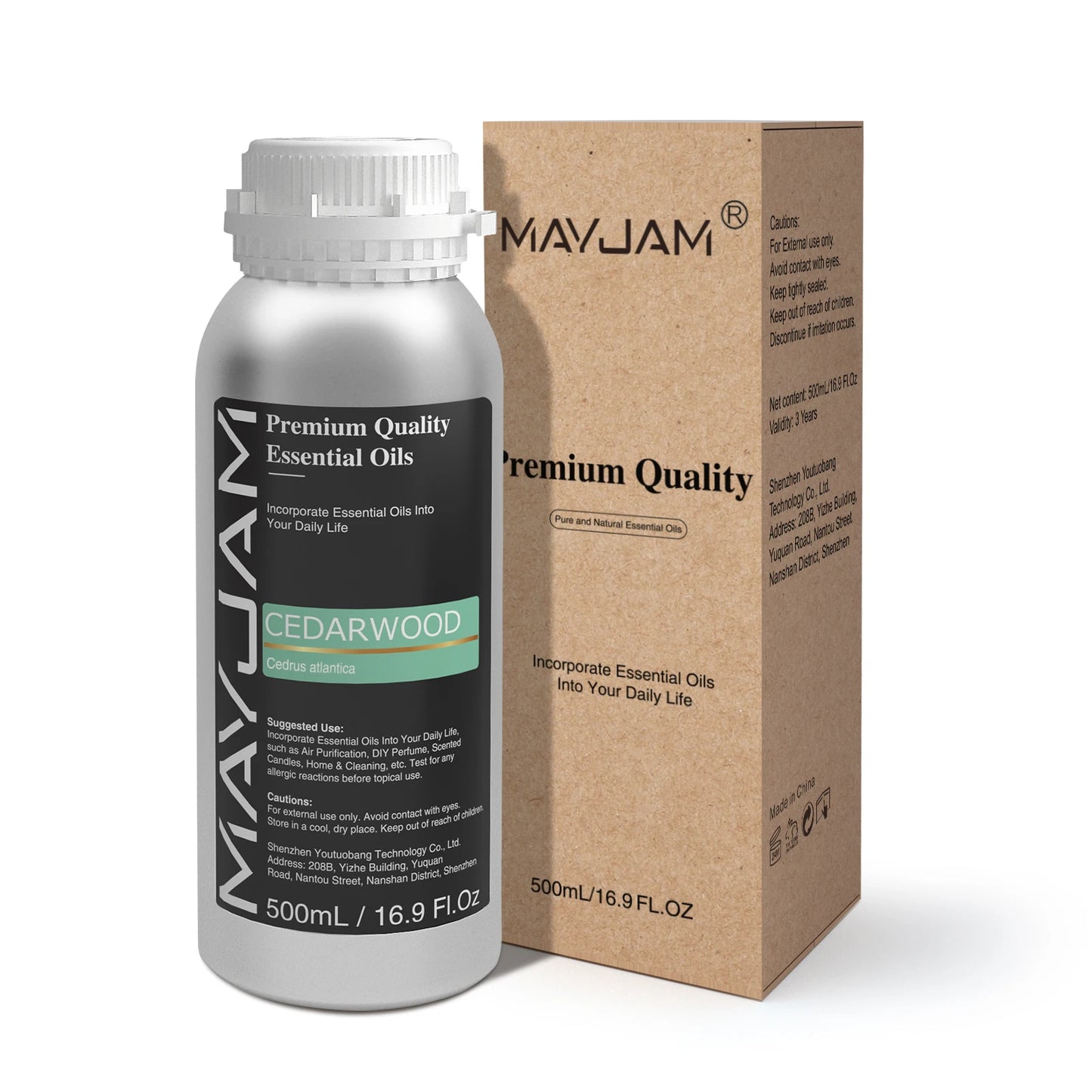 500 ml - Premium Grade Essential Oil. 100% Pure Plant Extract.