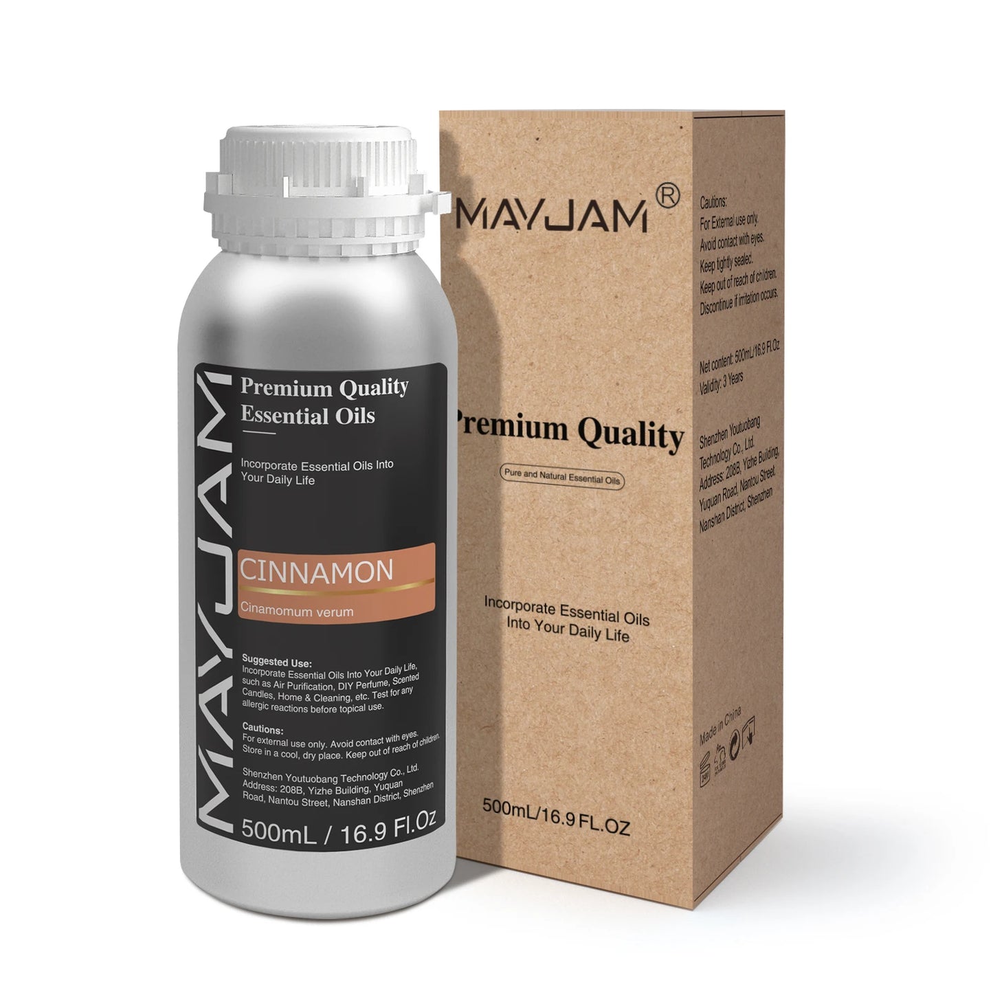 500 ml - Premium Grade Essential Oil. 100% Pure Plant Extract.