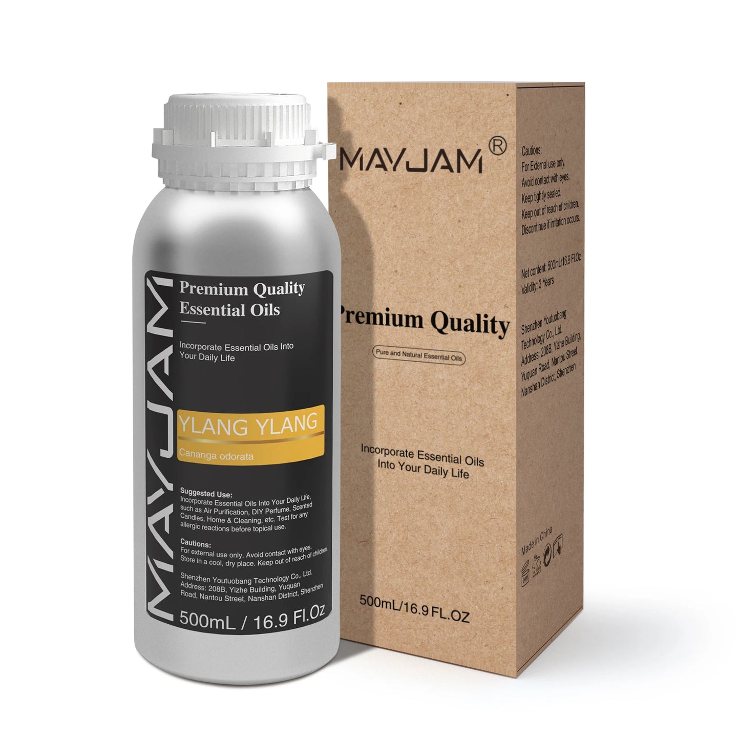 500 ml - Premium Grade Essential Oil. 100% Pure Plant Extract.