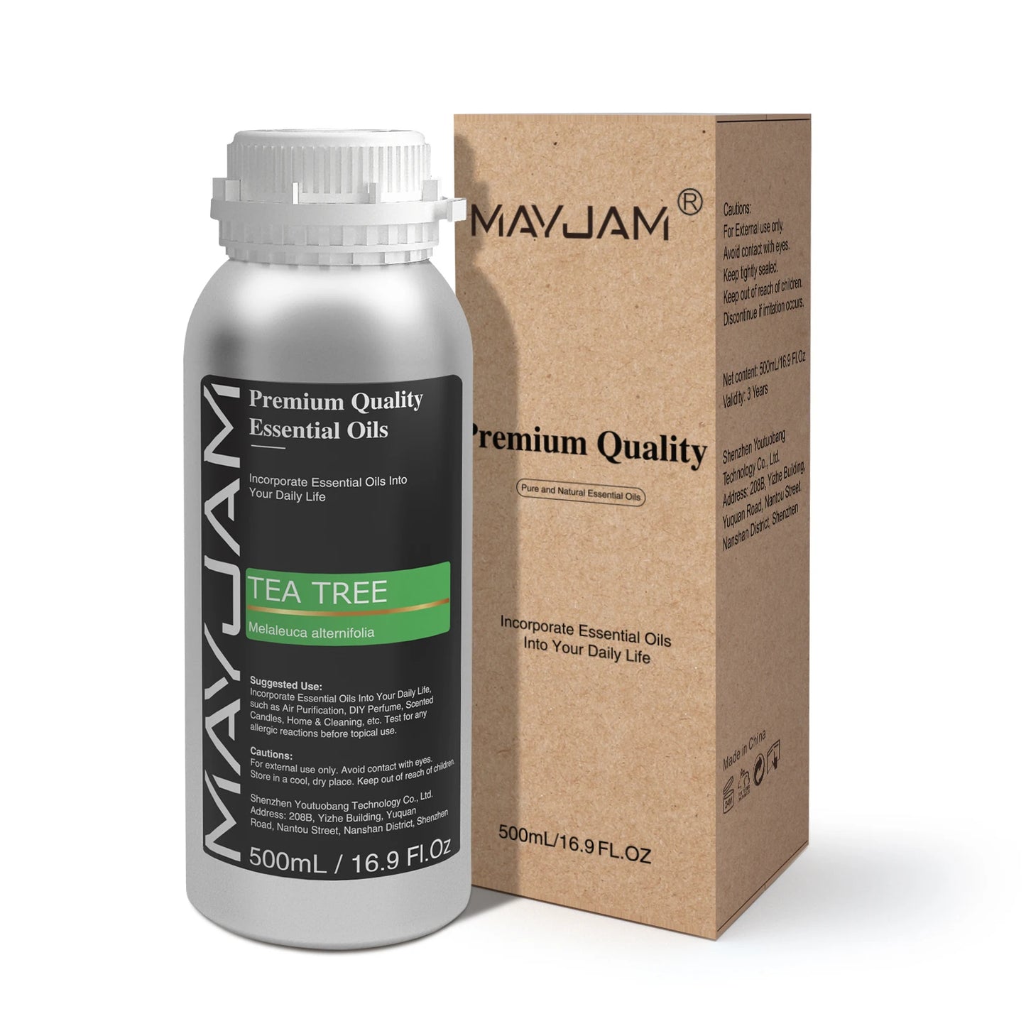 500 ml - Premium Grade Essential Oil. 100% Pure Plant Extract.