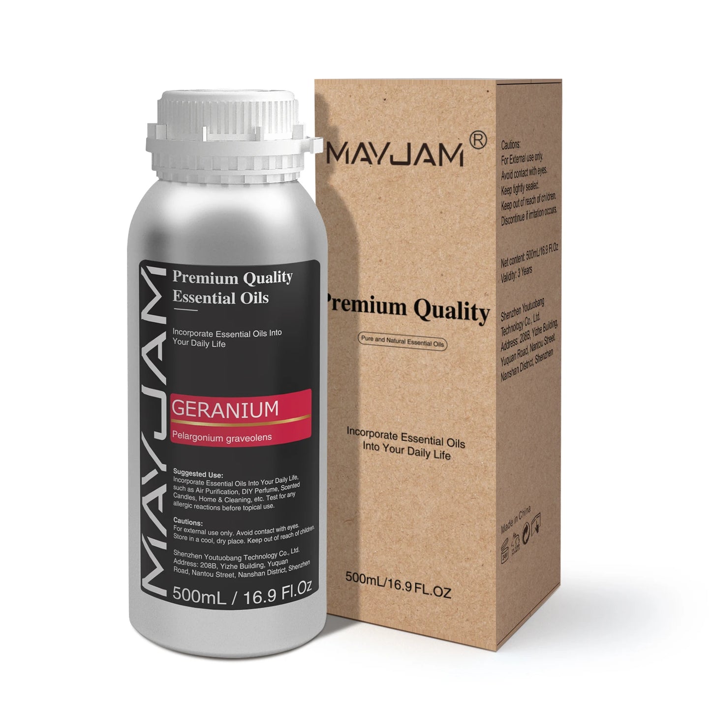 500 ml - Premium Grade Essential Oil. 100% Pure Plant Extract.