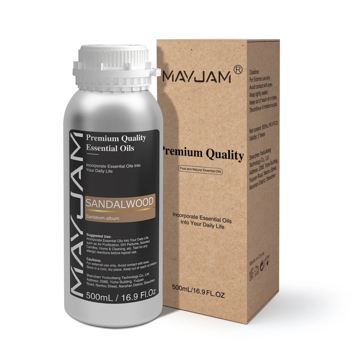 500 ml - Premium Grade Essential Oil. 100% Pure Plant Extract.